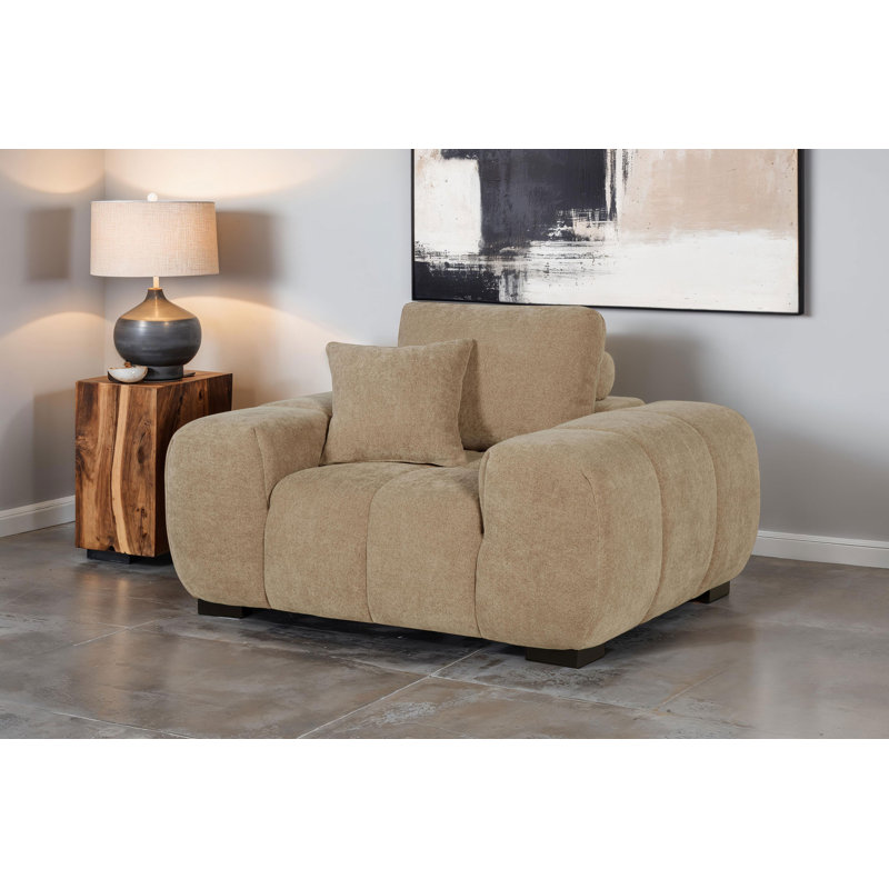 Fauteuil d'appoint l 55,15 po, Chameau