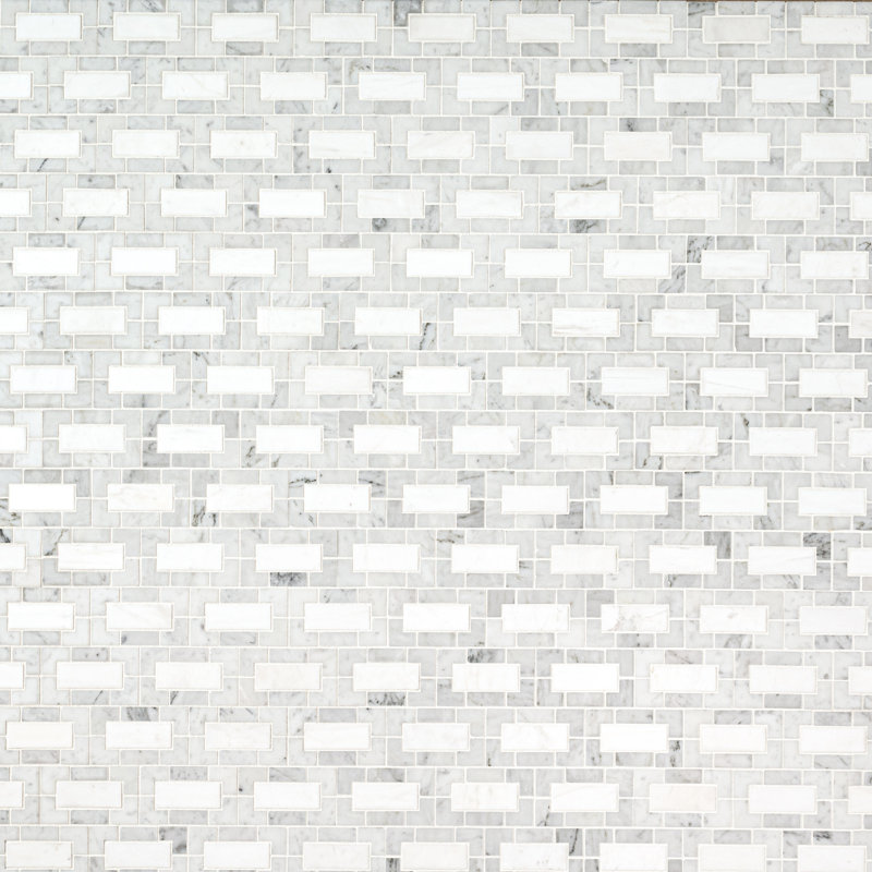 Carrelage mural et mosaïque en marbre poli Ackland Calabria Frost