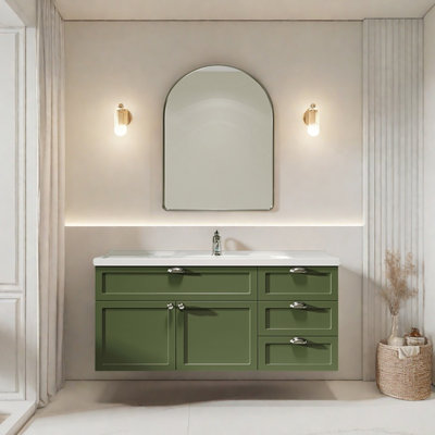 Armoire de salle de bain minimaliste de style moderne