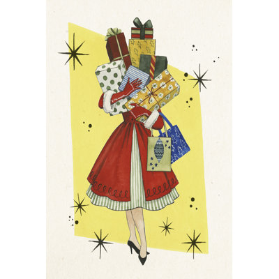 Vintage Christmas II by Grace Popp - Wrapped Canvas Print