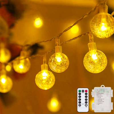 Ambry 975.4cm LED Battery Powered 80 - Bulb Fairy Lights String Light