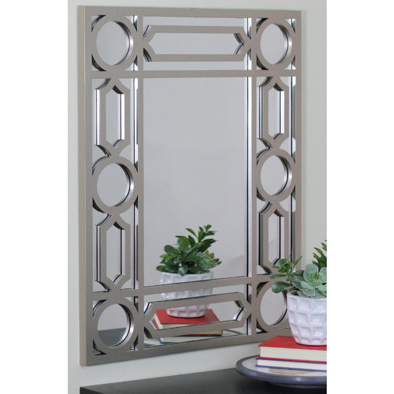 Miroir mural 29,5 ", Gris