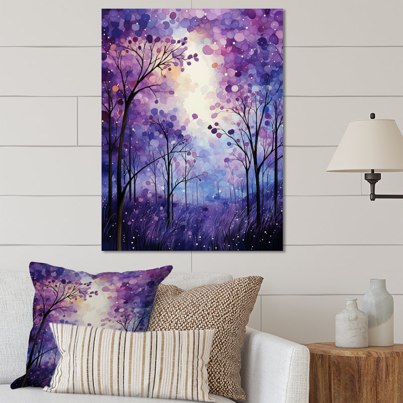 " Violet Serenade ", 40" H x 30" W