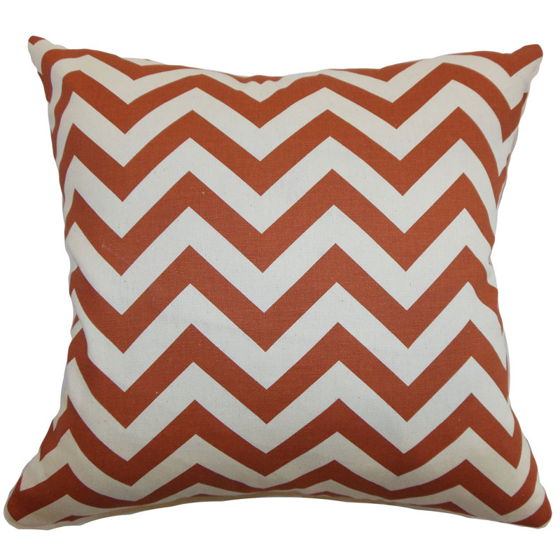 Xayabury Chevron Sham Set, Queen, Red