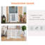 Barrière pour animaux pliable et autoportante