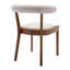 Ensemble de table à manger moderne, table de salle à manger rectangulaire et chaise de salle à manger rembourrée à dossier demi-tonneau avec structure en bois massif pour la salle à manger / cuisine-1566693985-1561335560-1566693984