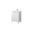 Ensemble de meuble-lavabo simple blanc 24 po