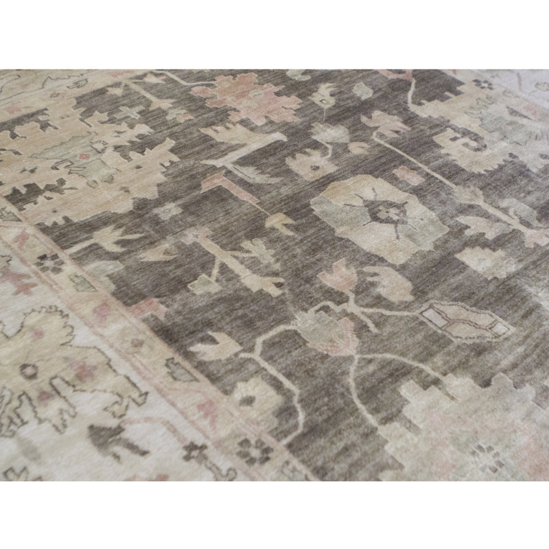 Wool Oriental Area Rug, Rectangle 9'3" x 11'10"