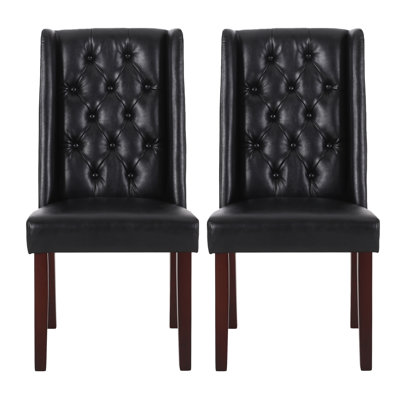 Chaise de salle à manger rembourrée Toshia