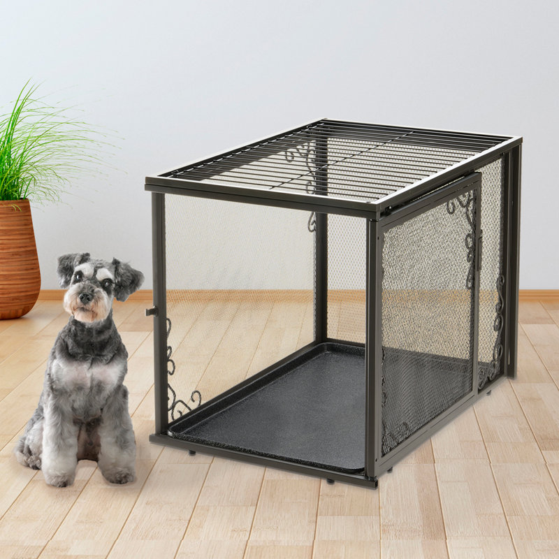 Caisse pour animaux en filet, Bronze antique, Petit (H 20 po x l 17 po x P 24 po)