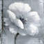 Fleurs grises et blanches | «Botanical Industrial», reproduction encadrée-1976373480-1976373483
