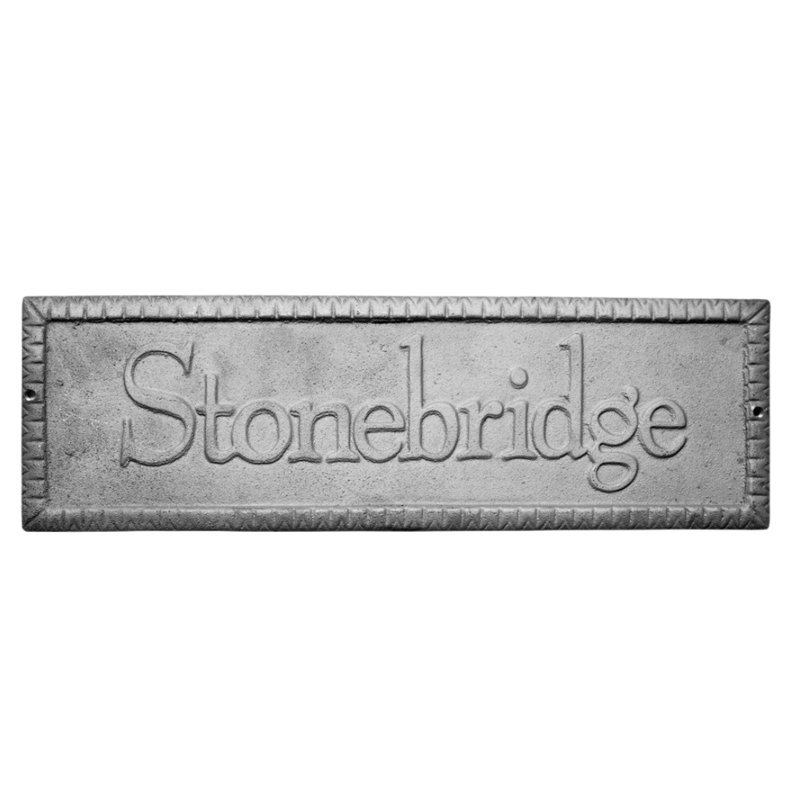 Ornement de boîte aux lettres à logo Stonebridge