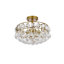 Plafonnier encastré en cristal 5 lumières à intensité variable Kieron -1874161372-1801444441