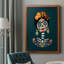 Toile encadrée de qualité supérieure «Bright Day of the Dead II» - prête à être accrochée-555057400
