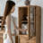 Brown Glass + Solid Wood Display Cases