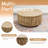 Round Patio Coffee Table