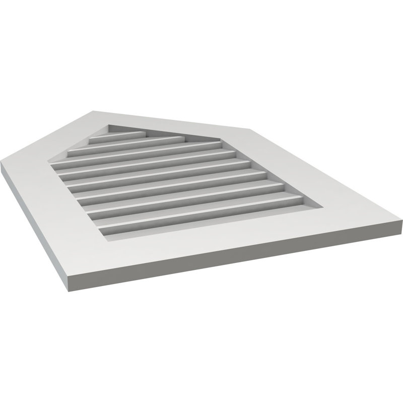Ventilé à pignon fonctionnel en uréthane Signature, H 32 po x l 22 po x P 1 po, 12/12