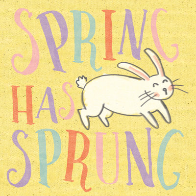 Spring Sprung - Wrapped Canvas Square Print