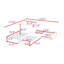 Lit plateforme simple avec lit gigogne simple, tiroirs de rangement et bureau intégré-1476162768