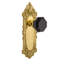 Victorian Plate with Waldorf Black Door Knob-1722004637