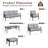 Dorisann 7 - Person Patio Conversation Set with Cushions-97969499