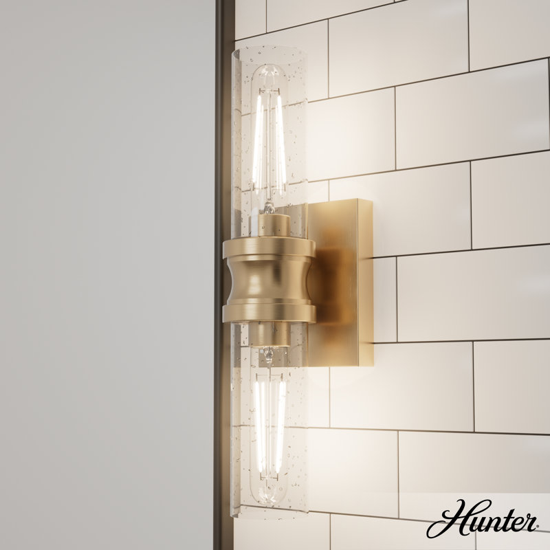 Lenlock 2 - Light Dimmable Vanity Light, Clear, Gold