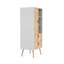 Grande commode Magness, chambre, blanc / Macadamia