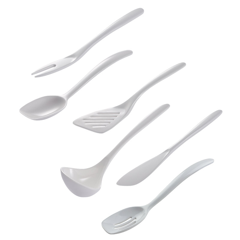 Ensemble de mini ustensiles en mélamine 6 pièces Hutzler, Noir