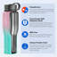 32 oz Bouteille d'eau en acier inoxydable isolée sous vide-61594414