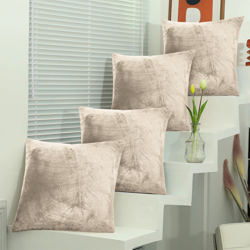 Square Scatter Cushion Cushion Cover, Beige