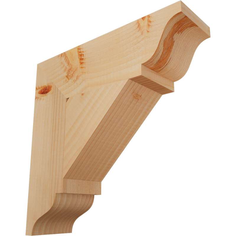 Support traditionnel, Douglas (lisse), H 14 po x l 4 po x P 14 po
