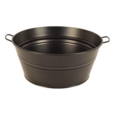 Enameled Galvanized Steel Planter / Beverage Tub.