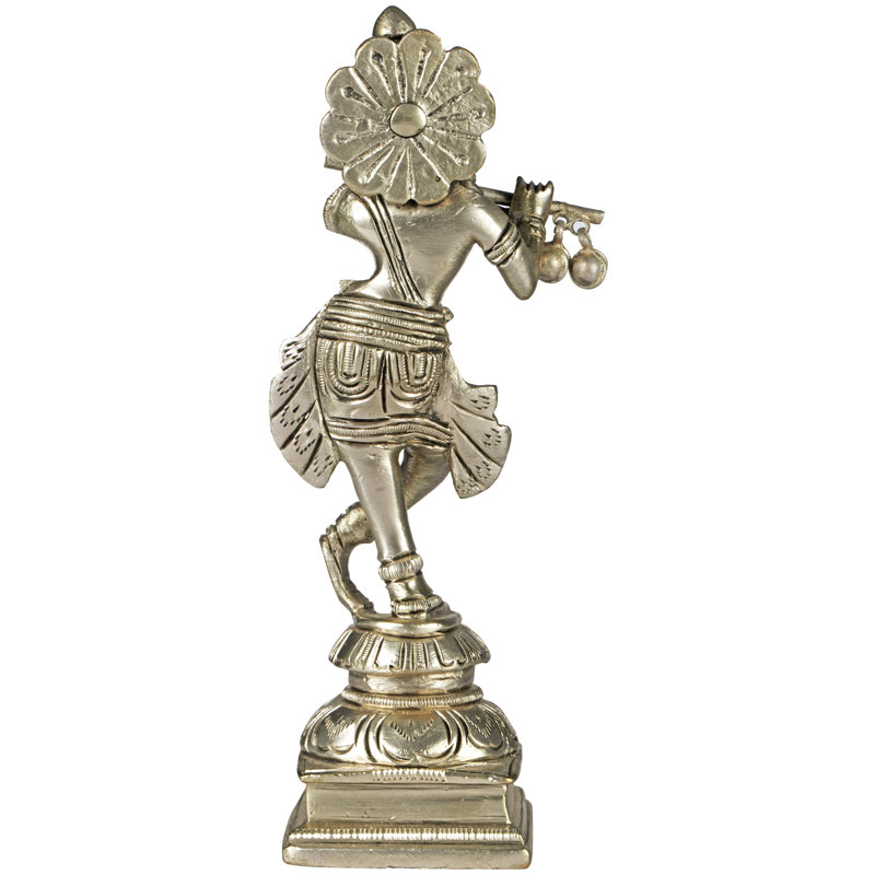 Petite flûte 6 "Shri Krishna en laiton