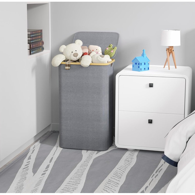 Cabinet Laundry Hamper, Grey