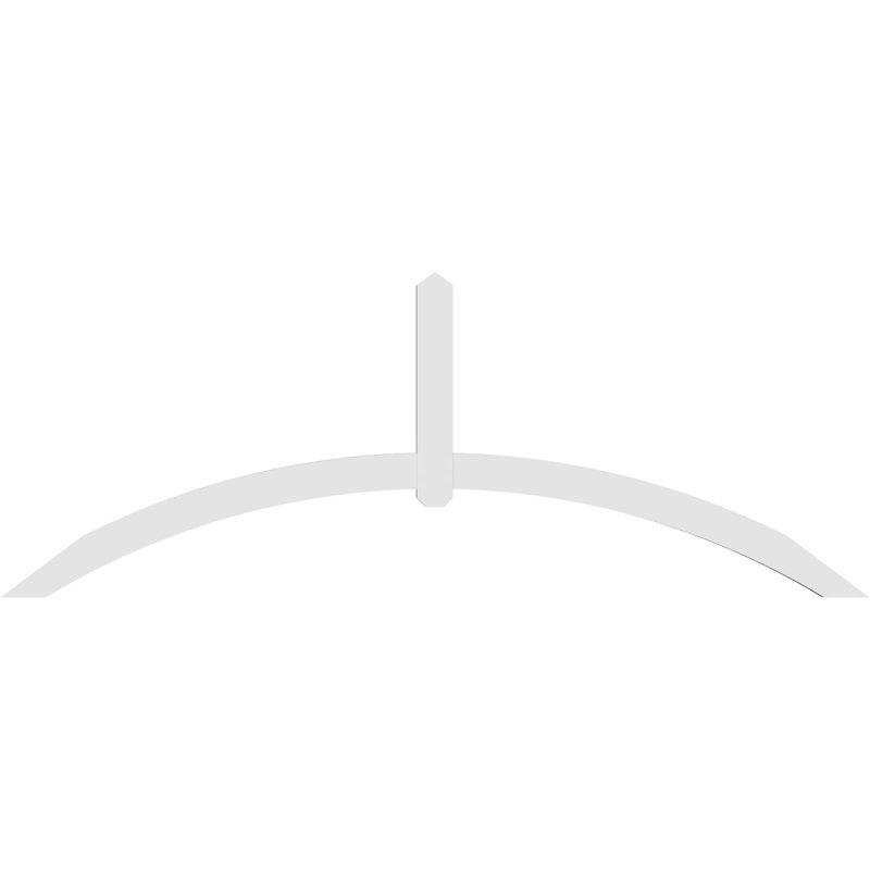 Support pour pignon en PVC Archdale, H 36 po x l 96 po (pas: 9/12), P 2 po x F 4 po