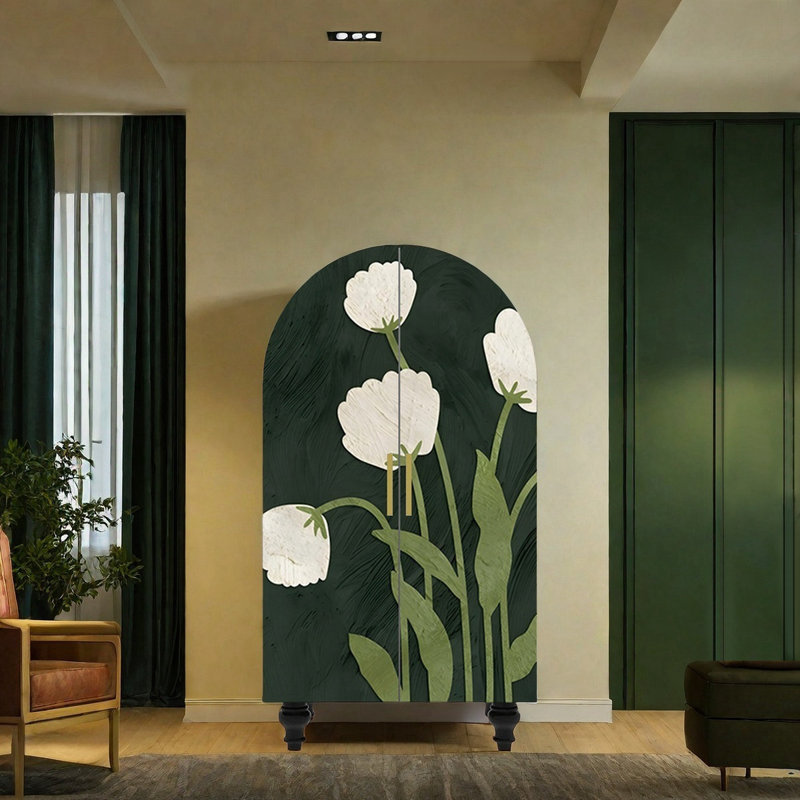 French floral patterns bedroom home wardrobe
