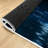 Blue Super Moon Clouds Night Sea Full Sky Starry Ocean Moonlight Machine Washable Indoor Area Rug-129431133