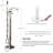 Floor Waterfall Faucet with Diverter-102491317