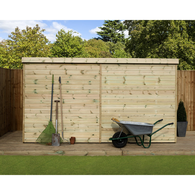 6 Ft. W x 9 Ft. D Shiplap Pent Wooden Shed