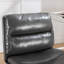 Siège de bureau à hauteur réglable - pivotant à 360°, gris, Hauteur de chaise de bureau/coiffeuse,