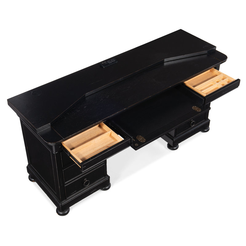 Bureau de direction Bristowe avec prises intégrées, H 30 po x l 66 po x P 22 po