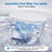 Smart Toilet With Bidet Wash Auto Sensor Flush Kick Flush Heated Seat Warm Wash(remote Included)