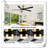 Museau Ceiling Fan with LED Lights-361278041