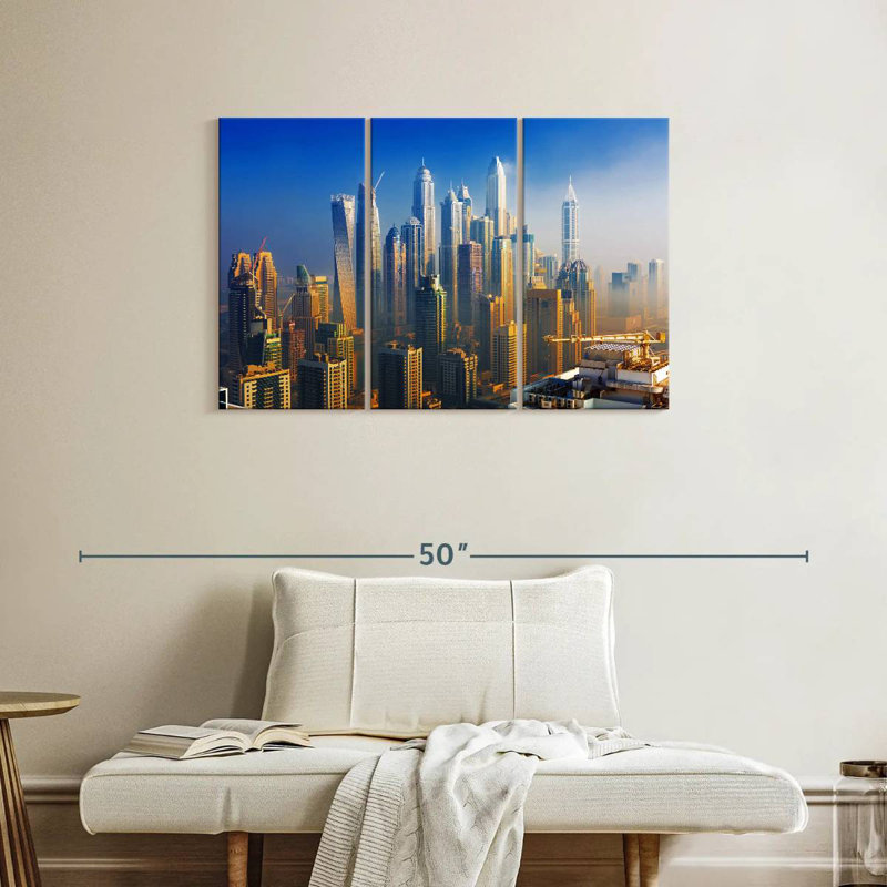 Skyscrapers Of Dubai, 24" H x 38" W