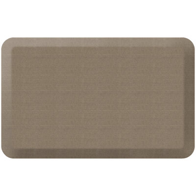 Tapis anti-fatigue designer en toile de ramie confortable