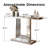 Voss 47" Console Table And Wall Mirror Set