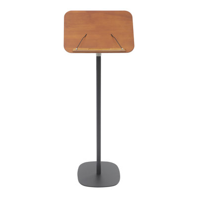 Wooden Music Stand Book Stand Floor Mount Multifunction Rack Adjustable Height