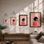 Figure in Profile Modern - Framed Print-1369025193-1369025198