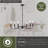 Baran 6 - Light Steel Dimmable Chandelier-1766043692