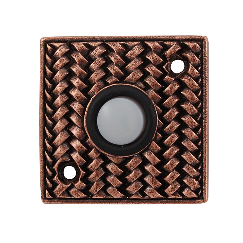 Cestino Push Button, Antique Copper